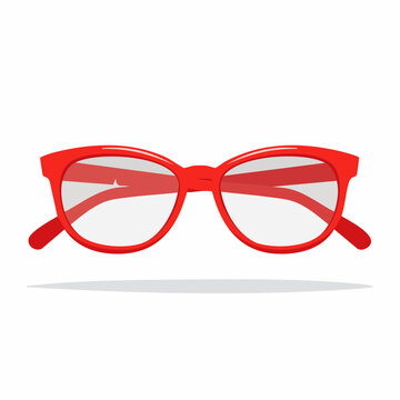 Red Eyeglasses