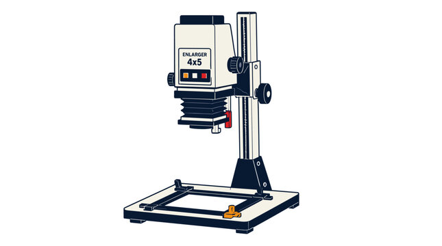 Industrial drill press on stand for precision drilling.