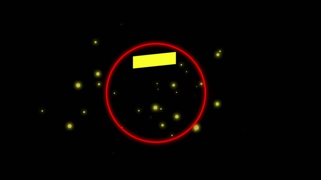 abstract vector particles glowing reveal effect motion graphic with space for text