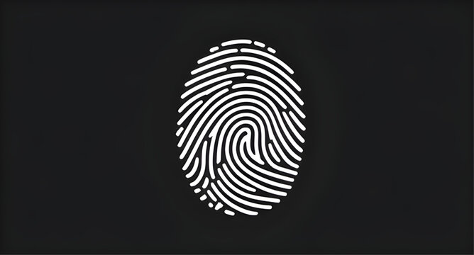 biometric, fingerprint, identity, security, authentication, scan, thumbprint, forensic, digital, access, verification, protection, symbol, vector, illustration, isolated, icon