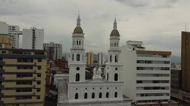 Bucaramanga, Santander - Colombia. May 2, 2026. The Metropolitan Cathedral of the Holy Family is located in the heart of the city.