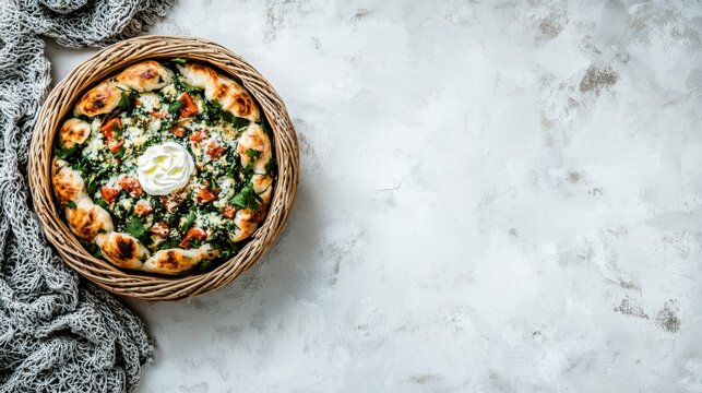 Hungarian Langos Platter Deliciously Prepared