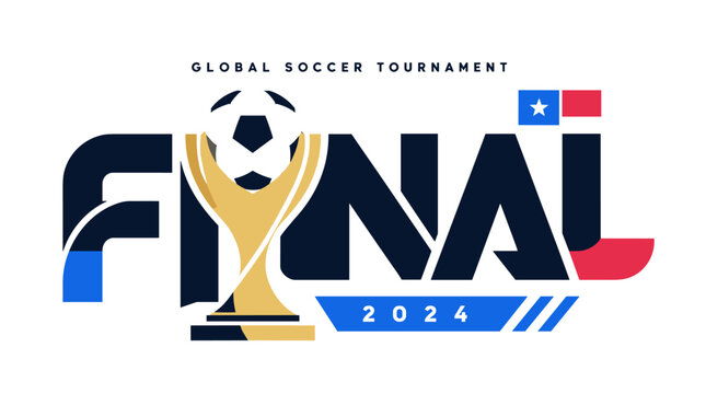 Global Soccer Tournament Finals Logo 2024 Emblem.