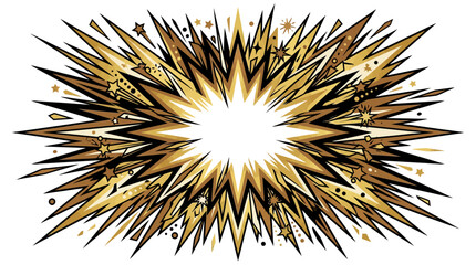 Naklejka premium Vibrant explosion of light and color bursts outward in dynamic motion
