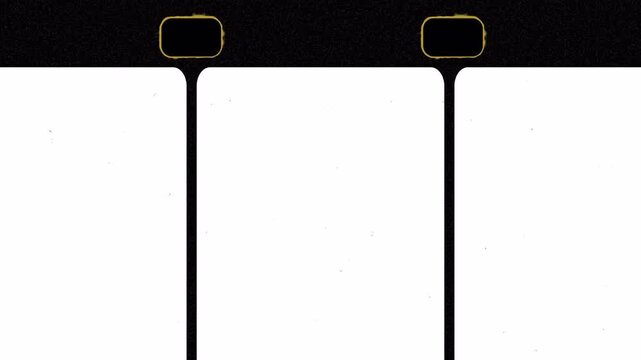 vintage Film split screen digital template resembling retro film strips. Suitable for film and video projects requiring a vintage aesthetic. Alpha Channel 4K Video