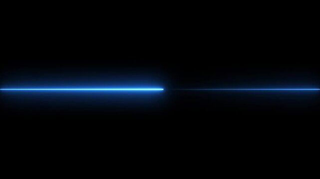 glowing neon lines. Light and stripes moving fast over dark background.