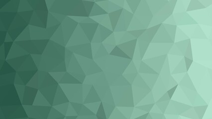 Premium Abstract Green Low Poly Geometric Background for Modern Digital Design © alikh