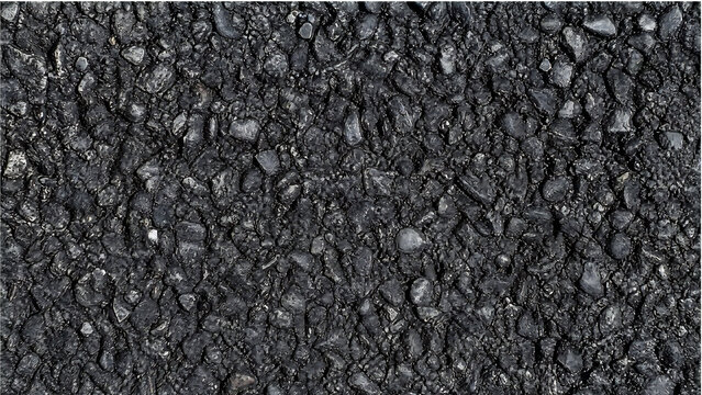 Black asphalt texture, rough dark tarmac road surface background