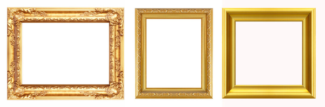 Picture frame gold