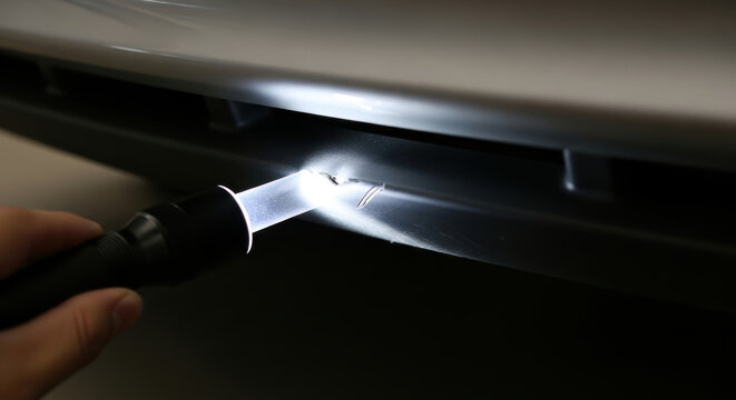 Car insurance accident estimate scratch bumper auto inspection