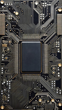 Close Up of Computer Chip