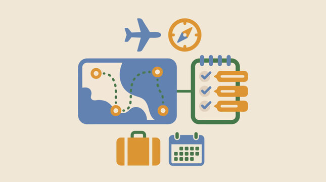 Travel planning and itinerary organization.