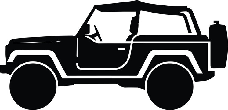 offroad silhouette illustration blackandwhite automotive emblem
