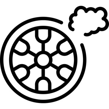 Tire Dust Icon