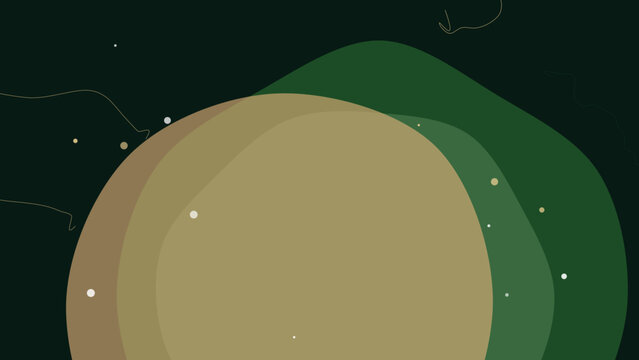 Stylized abstract composition with layered earthy tones and organic shapes