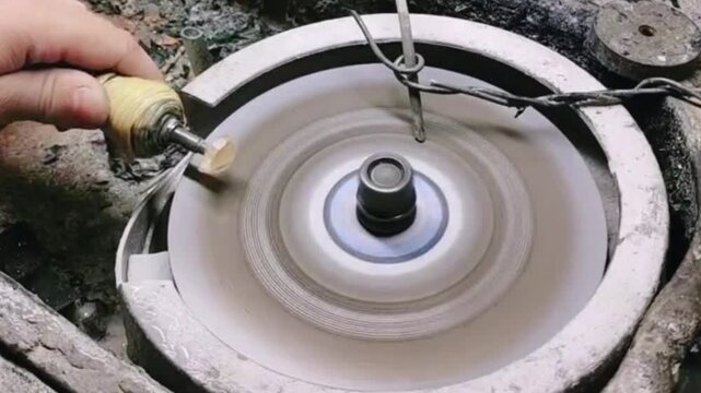 Artificial gemstone processing