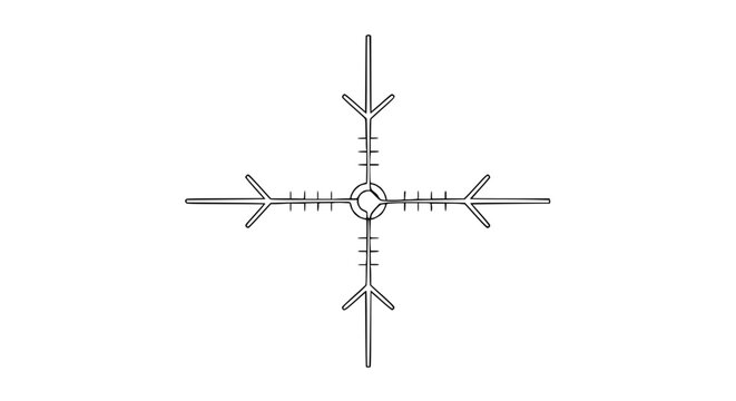 Detailed Snowflake Macro Close-up - White Winter Ice Crystal on White Background