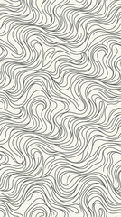 Obraz premium Abstract wavy line texture with repetitive curves for modern design and backgrounds.