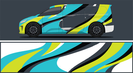Fototapeta premium Sport Car Racing Vehicle Design 3.