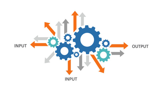 Blue gear mechanism with arrows.