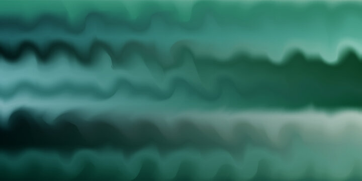 Soft green gradient flowing background. Spring smooth elegant mesh background. Vector minimal mesh wave gentle backdrop. Delicate blurry waves template