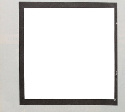 vintage blank photo frame. png isolated on transparent background