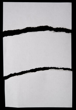 Ripped paper strips