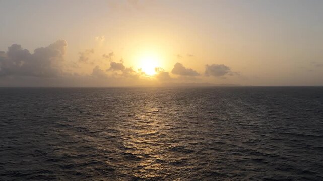 ocean cruise sunset 