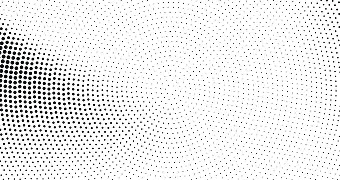 Abstract halftone pattern background with circular dots, vector illustration