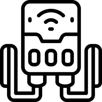 heater line icon. Clean and minimalist vector icon for websites, mobile apps, presentations, and logos. Fully scalable and customizable for any project.