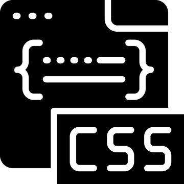 css glyph icon. Strong and solid vector icon for websites, mobile interfaces, presentations, and visual branding. High quality and easy to edit.