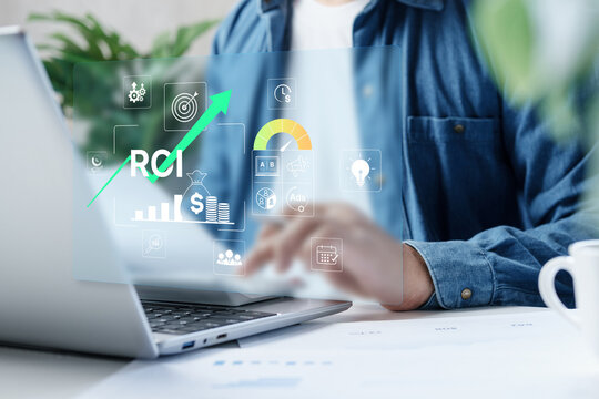 ROI strategy marketing performance, budget allocation, ROAS tracking, A/B testing insights, advertising analysis business growth, KPI dashboard optimization, digital metrics, ROI Performance Dashboard