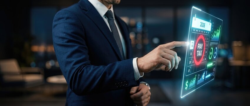 Analyzing financial data with interactive technology interface in modern office environment digital touchpoint for enhanced decision-making