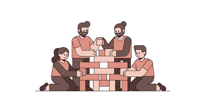 People sitting around table.