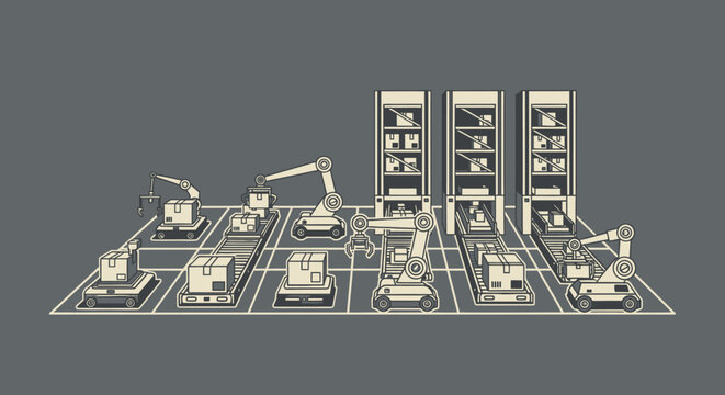 Construction Site with Buildings.