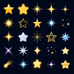 Obraz premium seamless pattern with stars