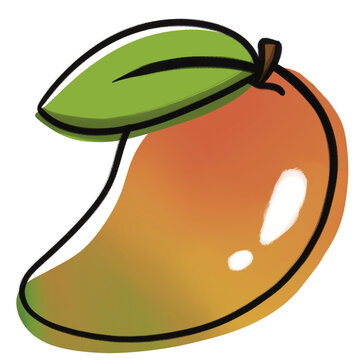 illustration of an mango