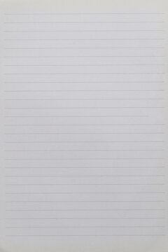 white paper texture background. Notebook page background.