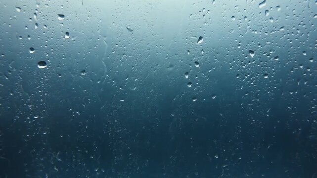 Underwater footage of rising air bubbles in clear blue water