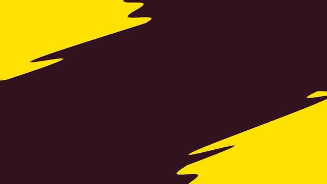 Abstract animated brush strokes with bold yellow shapes on a dark red background. Smooth motion and dynamic composition create a modern and energetic visual, perfect for video backgrounds, motion grap