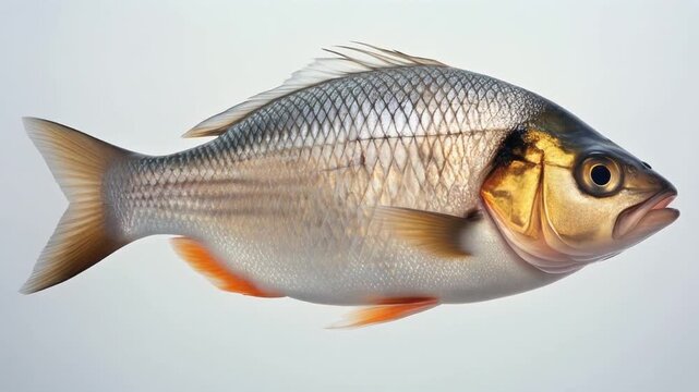fish on a white background