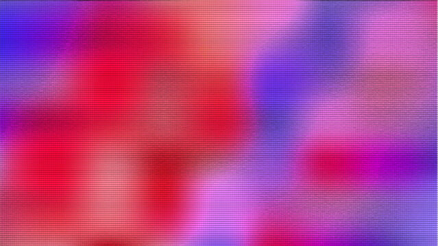 Abstract vibrant colorful grainy gradient background vector illustration. Blurred soft mesh with scanline glitch texture banner template design.