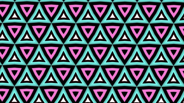 Repeating geometric pattern of interlocking hexagons.