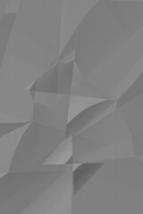 Obraz premium Minimalist geometric abstract composition with gray shapes and sharp angles in a modern digital art style
