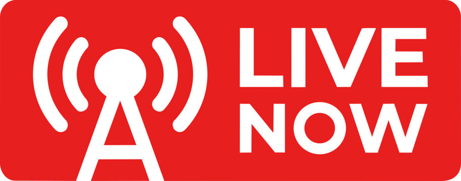 Live Now Status Indicator Icon