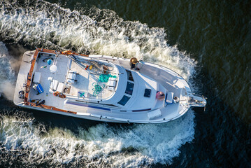 Motor boat. © Tomasz Warszewski