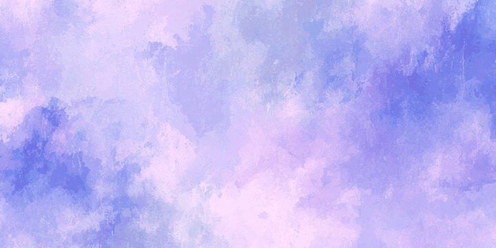 Soft purple and blue abstract background with cloudy texture and pastel hues for design and artistic use