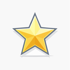 Obraz premium Golden Star Icon