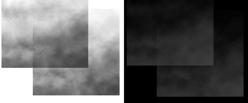Grey and black gradient rectangles on white background