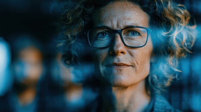 A woman CFO reviews financial projections with senior leaders in a modern office setting, demonstrating leadership, teamwork, and strategic business planning.